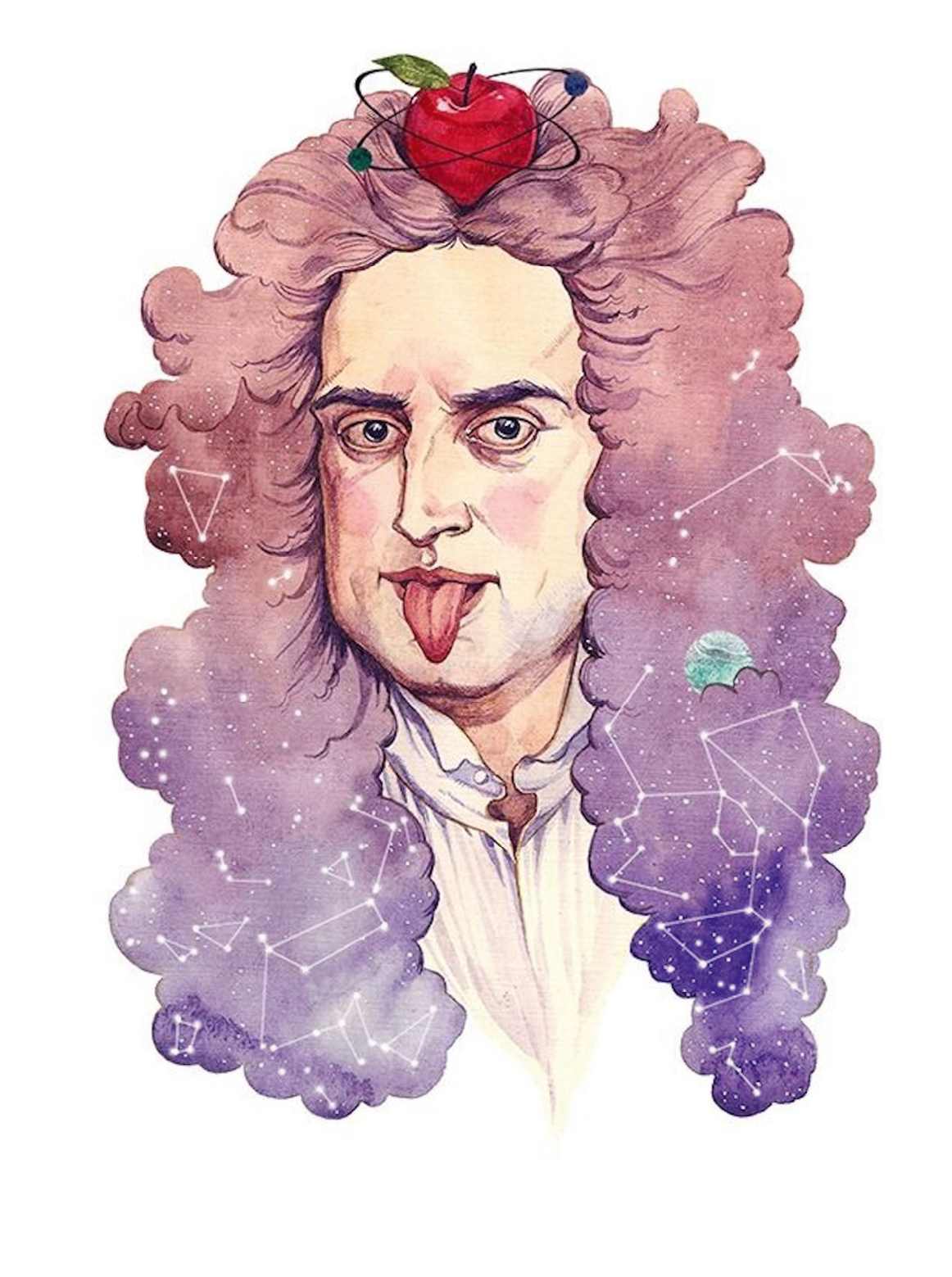 Isaac Newton par Asya Lisina